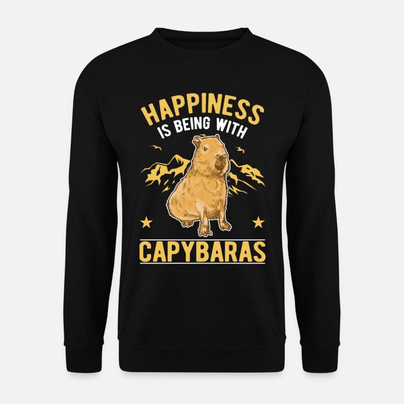 Capybara Luck Capybara Capibara - Unisex Sweatshirt - black