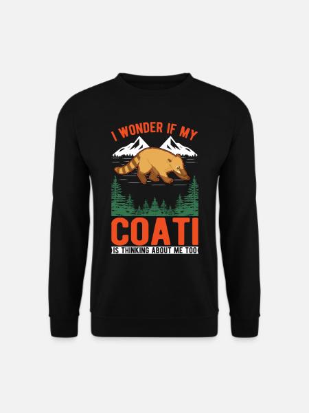 Coati Cadeau Coati Proboscis - Sweat-shirt Unisexe - noir