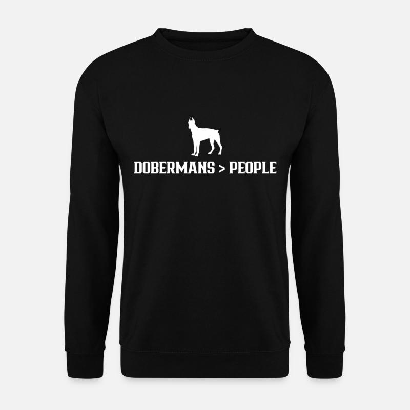 Dobermans > Peuple Doberman Chiens Doberman - Sweat-shirt Unisexe - noir