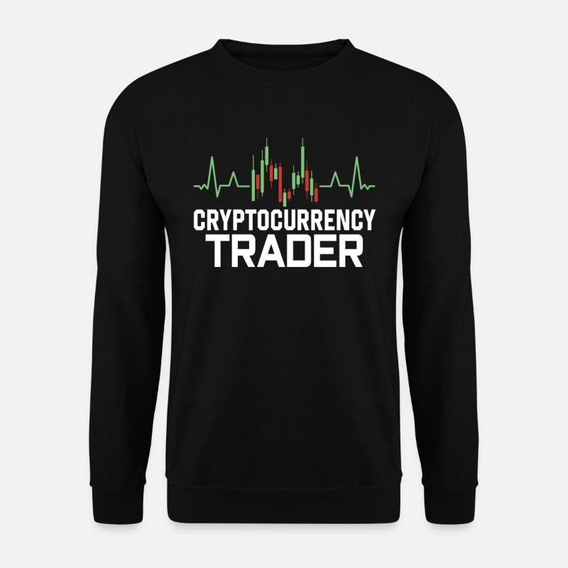 Kryptowährungs Händler Krypto Crypto Trader - Unisex Pullover - Schwarz