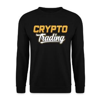 Krypto Handel Crypto Trading Traden Trader - Sweat-shirt Unisexe - noir - Devant - Alina (178cm) & Michal (187cm)