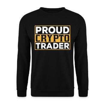 Fier Crypto Trader Trade Crypto Trading - Sweat-shirt Unisexe - noir - Devant - Alina (178cm) & Michal (187cm)