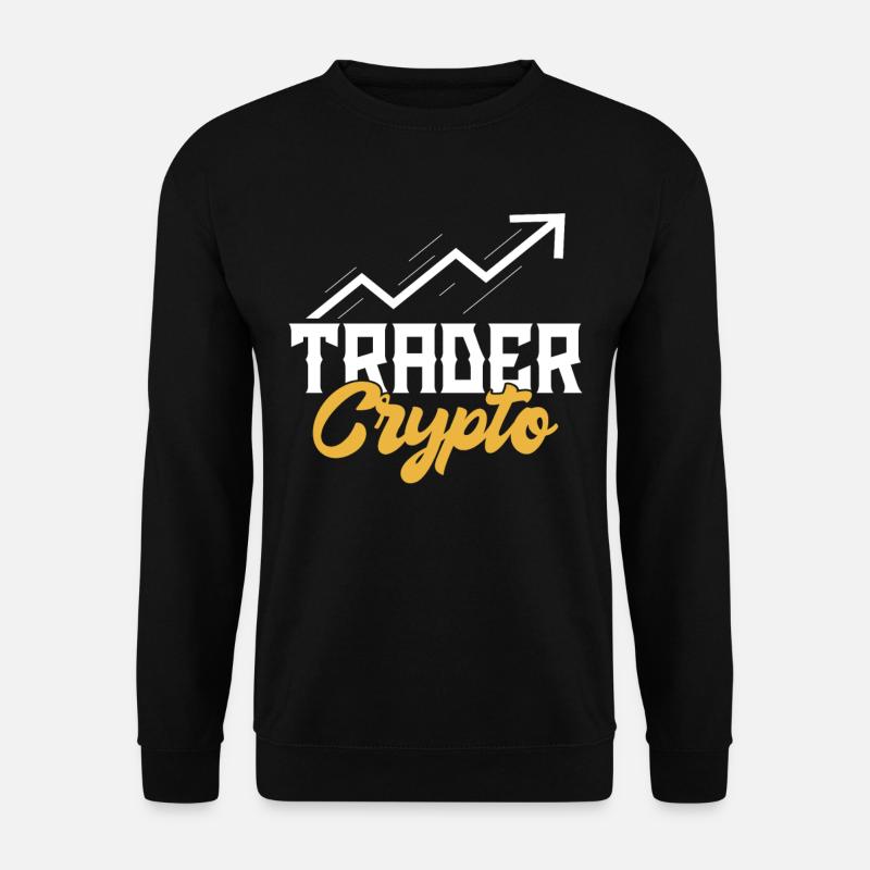 Trader Krypto Traden Crypto Trading - Unisex Pullover - Schwarz