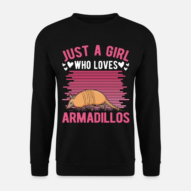 Armadillo Girl Armadillo - Unisex Sweatshirt - black