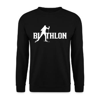 Biathlon Sport Biathlons Biathlète Biathlète - Sweat-shirt Unisexe - noir - Devant - Alina (178cm) & Michal (187cm)