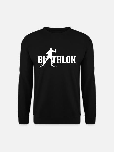 Biathlon Sport Biathlons Biathletin Biathlet - Unisex Pullover - Schwarz