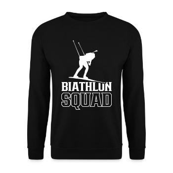 Biathlon Équipe Biathlète Biathlons Biathlète Sport - Sweat-shirt Unisexe - noir - Devant - Alina (178cm) & Michal (187cm)
