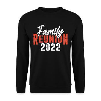 Réunion de famille 2022 Équipe Famille Süß - Sweat-shirt Unisexe - noir - Devant - Alina (178cm) & Michal (187cm)