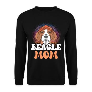 Beagle Mama Puppy Beagles Dog Lovers - Sweat-shirt Unisexe - noir - Devant - Alina (178cm) & Michal (187cm)