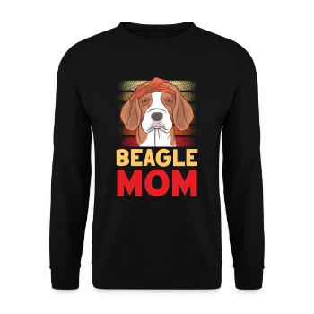 Beagle Mama Beagles Dog Lovers Puppy - Sweat-shirt Unisexe - noir - Devant - Alina (178cm) & Michal (187cm)