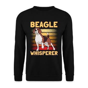 Beagle Whisperer Lover Puppy Beagles Dog - Sweat-shirt Unisexe - noir - Devant - Alina (178cm) & Michal (187cm)