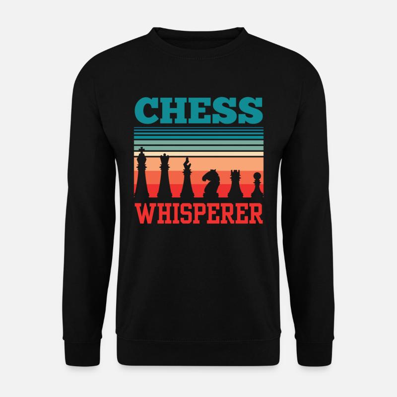 Joueur d’échecs Chess Whisperer - Sweat-shirt Unisexe - noir