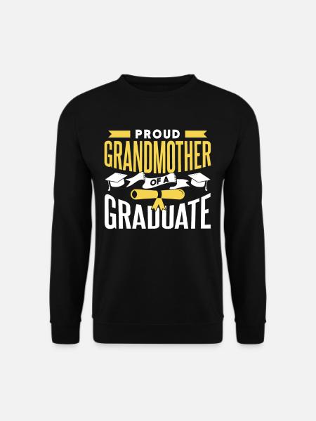 Stolze Großmutter Eines Absolventen Absolvent - Unisex Pullover - Schwarz