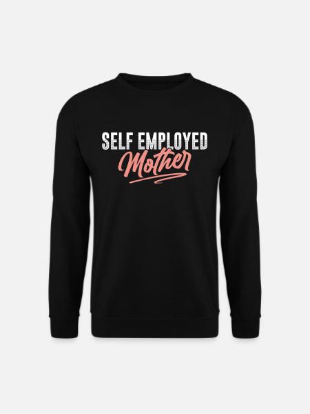 Self-employed mother Freelancer Self-employed - Unisex Sweatshirt - black