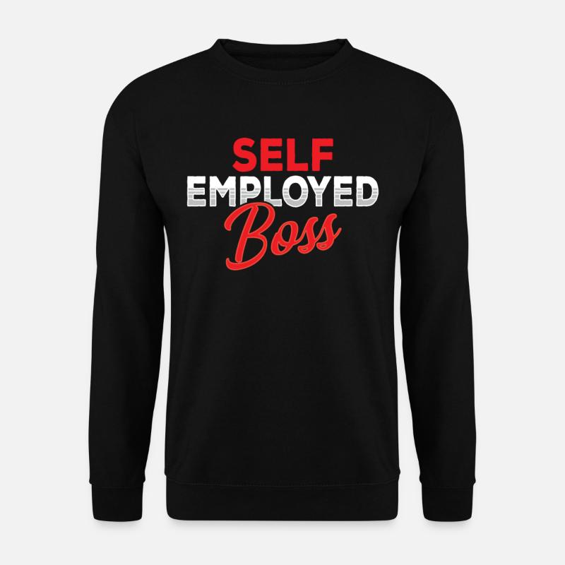 Self-employed boss Self-employed Freelancer - Unisex Sweatshirt - black