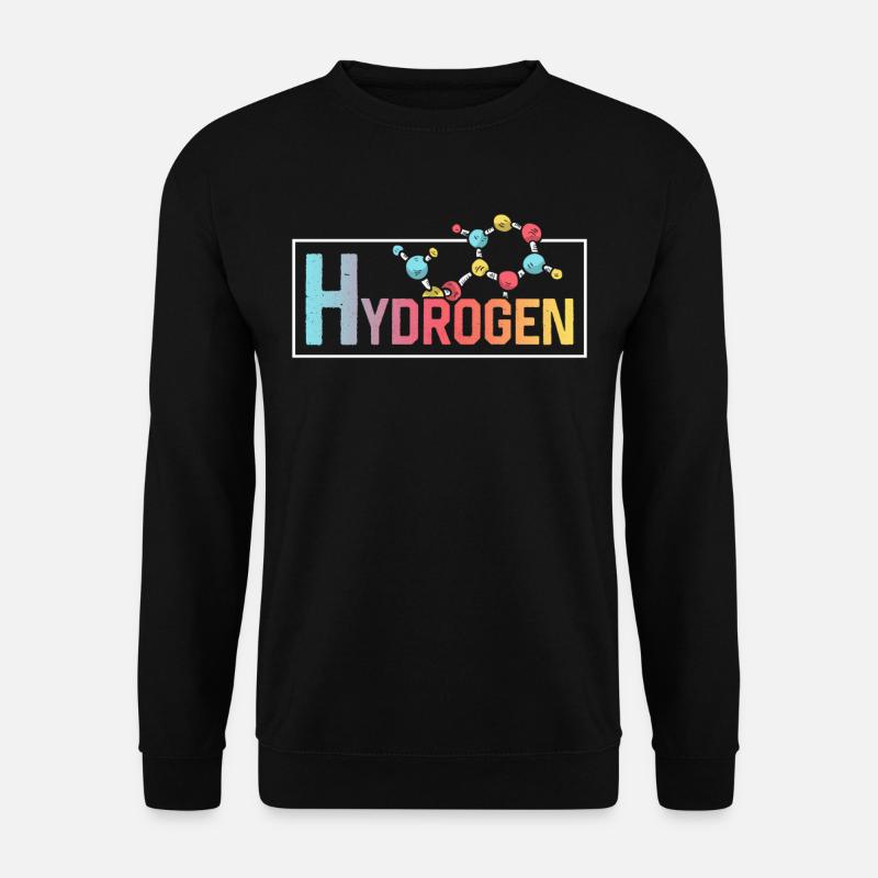 Hydrogène énergie Élément hydrogène - Sweat-shirt Unisexe - noir