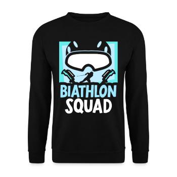 Biathlon Équipe Biathlète Sport Biathlète Biathlons - Sweat-shirt Unisexe - noir - Devant - Alina (178cm) & Michal (187cm)