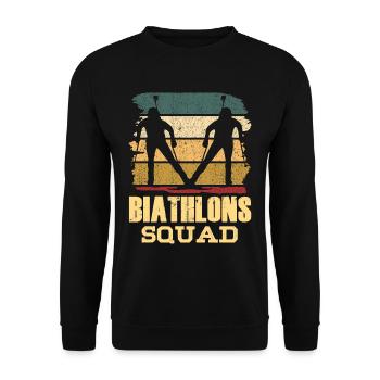 Biathlon Sport d’équipe Biathlète Biathlète Biathlons - Sweat-shirt Unisexe - noir - Devant - Alina (178cm) & Michal (187cm)