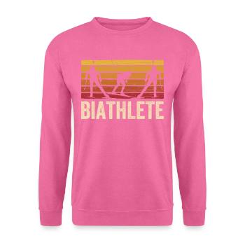 Biathlète Biathlète Biathlon Sport Biathlons - Sweat-shirt Unisexe - rose - Devant