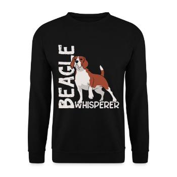 Beagle Whisperer Dog Lover Puppy Beagles - Sweat-shirt Unisexe - noir - Devant - Alina (178cm) & Michal (187cm)