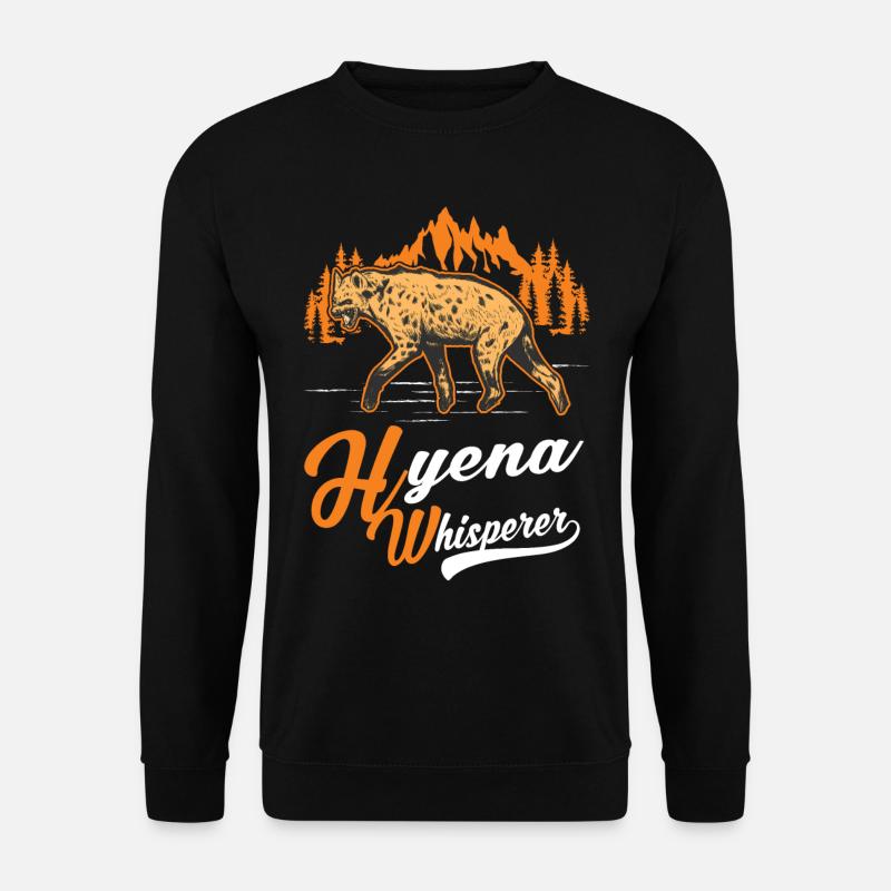 Hyenas Whisperer Aardwolf Hyena - Unisex Sweatshirt - black