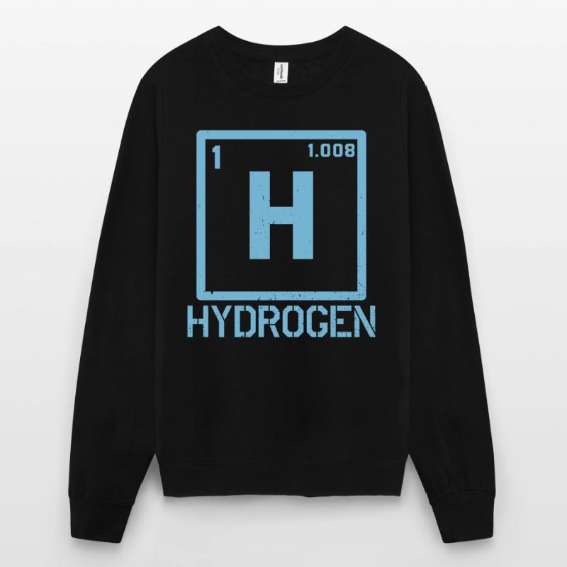 Élément hydrogène Énergie hydrogène Sweat-shirt Unisexe