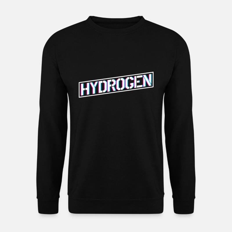 Hydrogène énergie Élément hydrogène - Sweat-shirt Unisexe - noir
