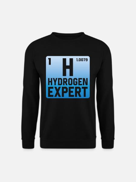 Hydrogen Expert Hydrogen Energy Element - Unisex Sweatshirt - black
