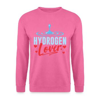 Wasserstoff Liebhaber Energie Element Hydrogen - Unisex Pullover - Pink - Vorne