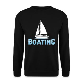 Bateau nautique Voilier Voilier Bateau Navire - Sweat-shirt Unisexe - noir - Devant - Alina (178cm) & Michal (187cm)