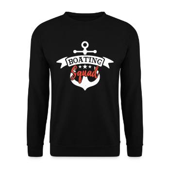 Équipe nautique Voilier Bateau Yacht Bateau - Sweat-shirt Unisexe - noir - Devant - Alina (178cm) & Michal (187cm)
