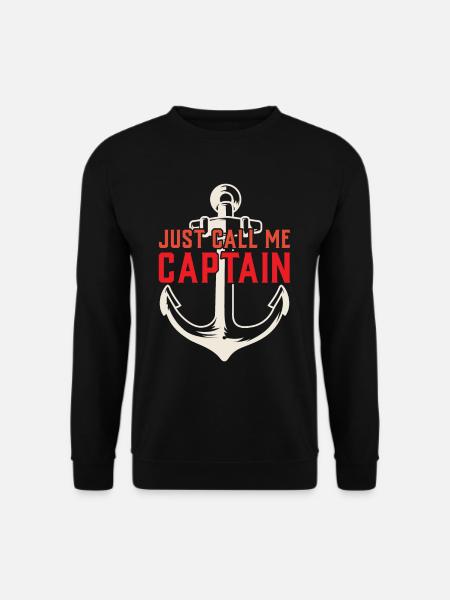 Appelez-moi simplement Captain Ship Boating - Sweat-shirt Unisexe - noir