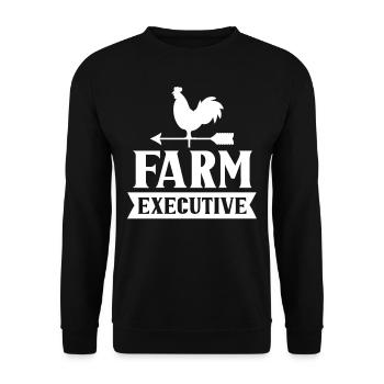 Chef Fermier Fermier Agriculteur Agriculteur - Sweat-shirt Unisexe - noir - Devant - Alina (178cm) & Michal (187cm)