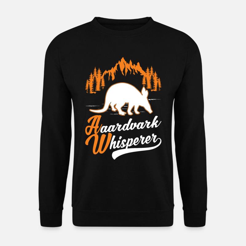 Erdferkel Flüsterer Aardvark Whisperer - Sweat-shirt Unisexe - noir