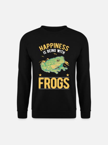 Grenouille Chance Rainette - Sweat-shirt Unisexe - noir