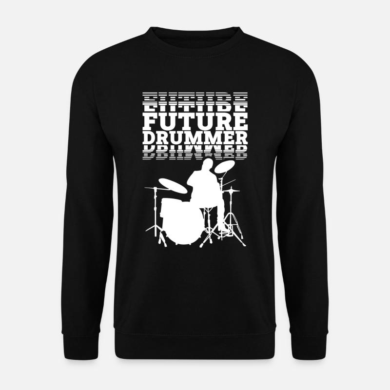 Future Drummer Drummer Drum - Unisex Sweatshirt - black