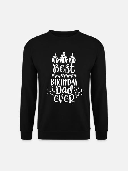 Bester Geburtstag Papa Party Vater Papi - Unisex Pullover - Schwarz