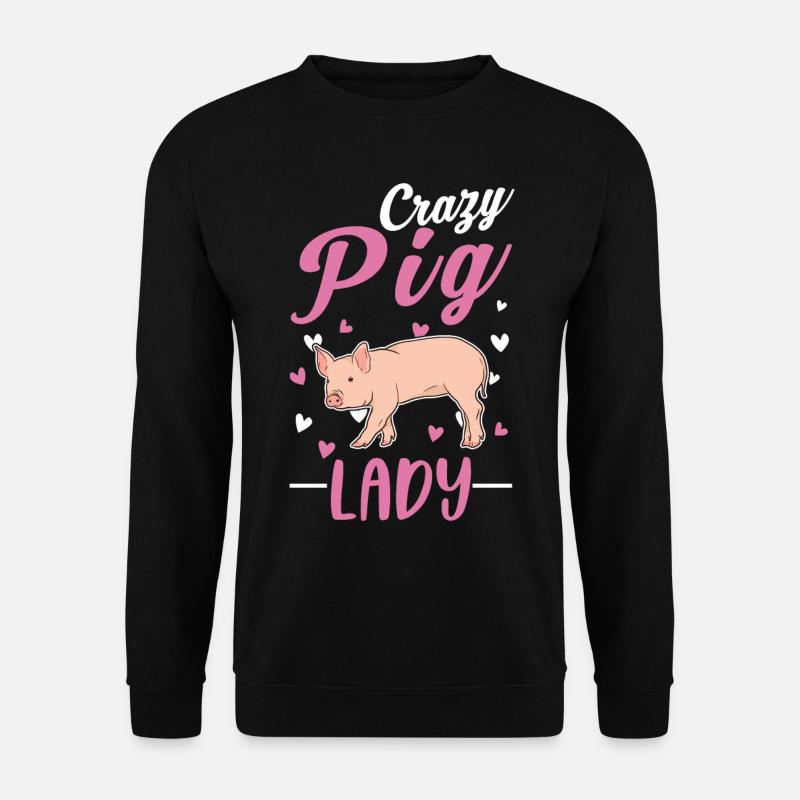 Pigs Mrs. Farmer Farmer - Unisex Sweatshirt - black