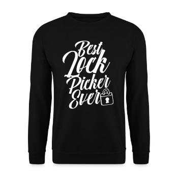 The Best Lock Picker Ever Lock Picking - Unisex Sweatshirt - black - Front - Alina (178cm) & Michal (187cm)