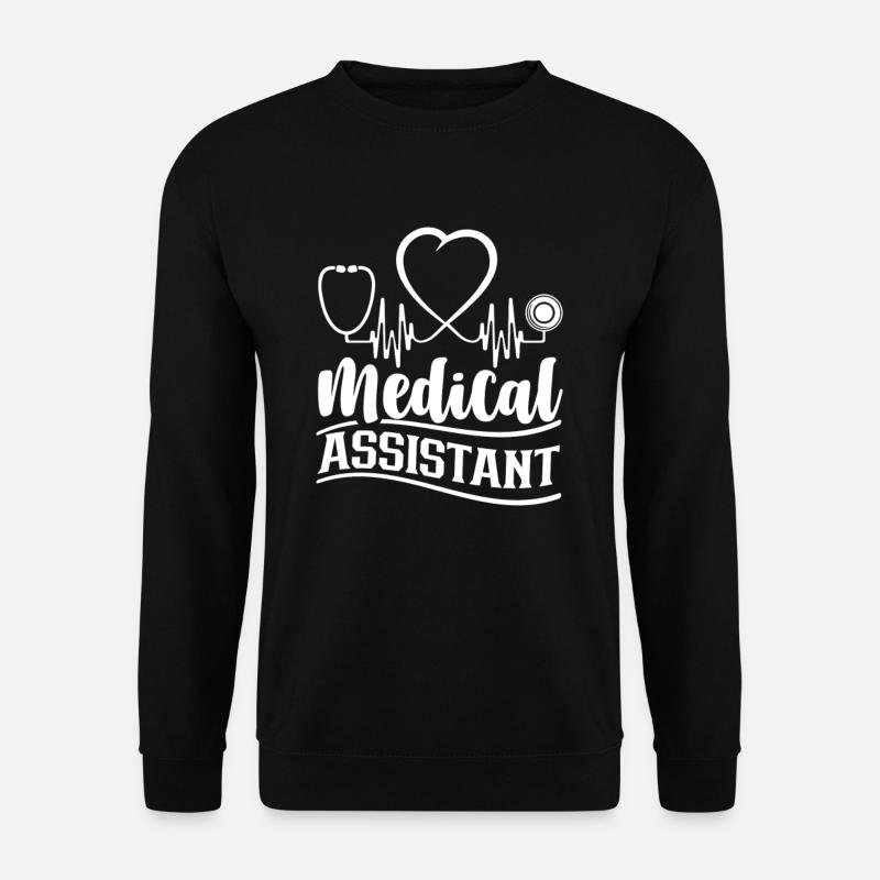 Medizinischer Assistent Krankenschwester Assistenz - Unisex Pullover - Schwarz