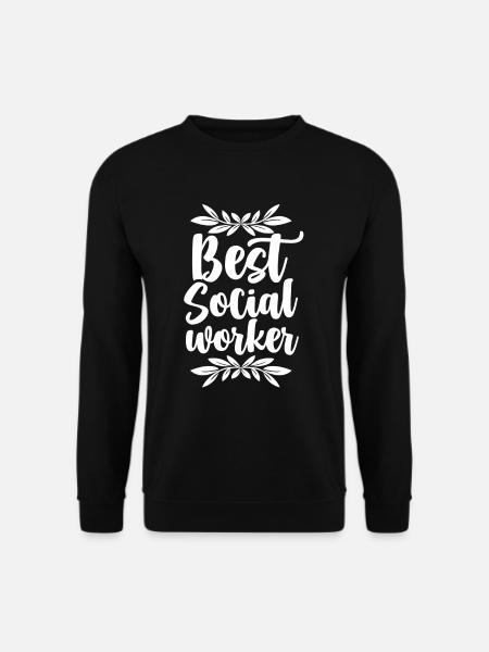 Beste Sozialarbeiterin Ausbildung Sozialarbeiter - Unisex Pullover - Schwarz
