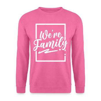 Wir Sind Eine Familie Familientreffen Verwandte - Unisex Pullover - Pink - Vorne