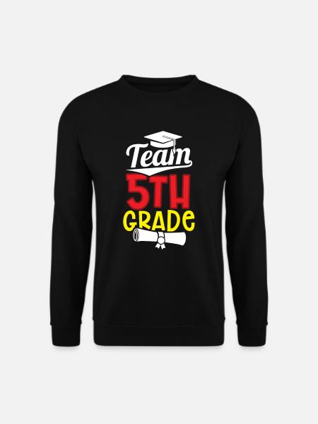 Team 5 Klasse Schule Fünftklässler Fünfte - Unisex Pullover - Schwarz