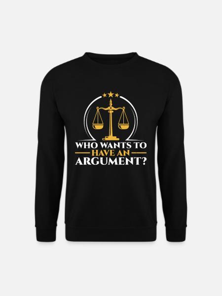 Qui veut argumenter - Sweat-shirt Unisexe - noir