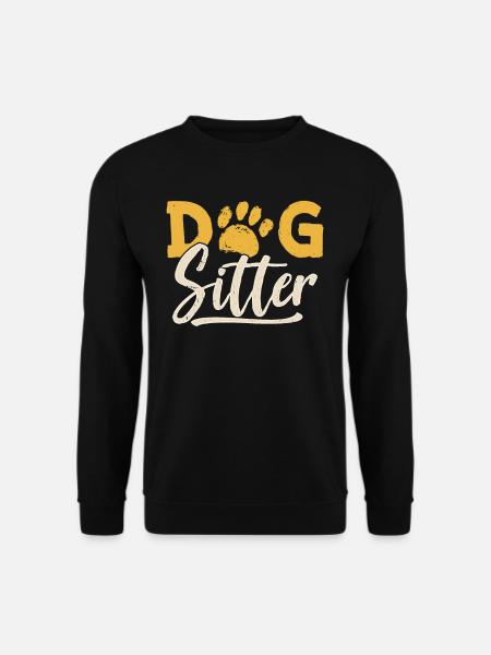 Hundesitter Hund Dog Sitting Hundesitting - Unisex Pullover - Schwarz