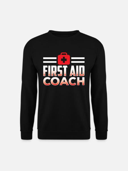 Erste Hilfe Trainer Lehrer Kurs Sofortmaßnahmen - Unisex Pullover - Schwarz