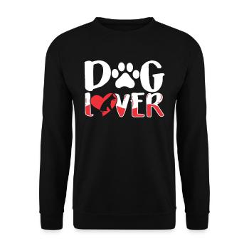 Amoureux des chiens Chiot animal amoureux des chiens Dictons - Sweat-shirt Unisexe - noir - Devant - Alina (178cm) & Michal (187cm)