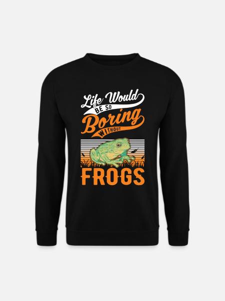 Frog Gift Tree Frog - Unisex Sweatshirt - black
