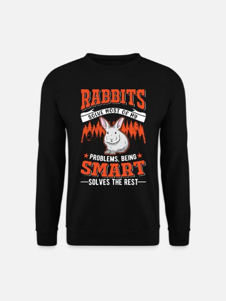 Rabbit Rabbit Rabbit - Unisex Sweatshirt - black