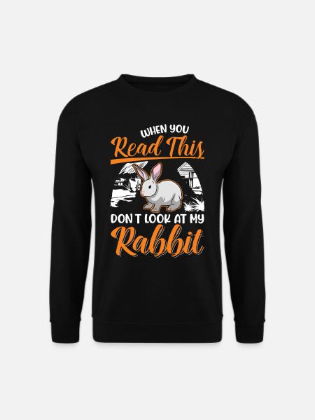 Lapin lapin lapin lapin - Sweat-shirt Unisexe - noir